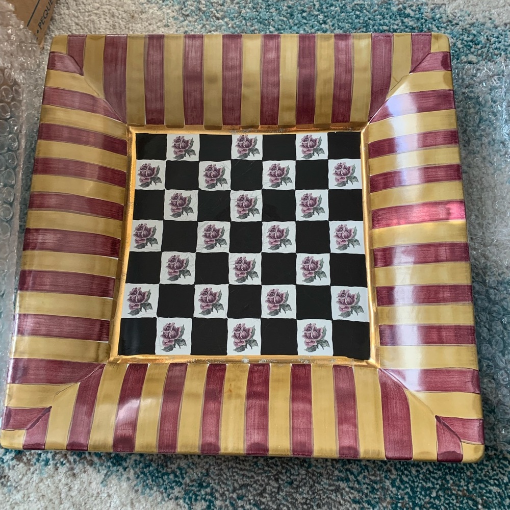 Mackenzie-Childs large dinner plate.